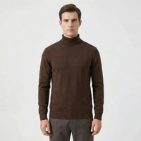 Schmal Geschnittener Rollkragen Sweater - Toni