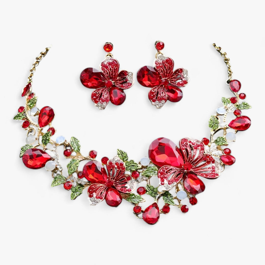 Schmuckset Mit Kette - FloralCharm