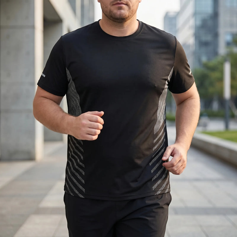 Schnell Trocknendes Laufshirt Herren Kurzarm - Roland