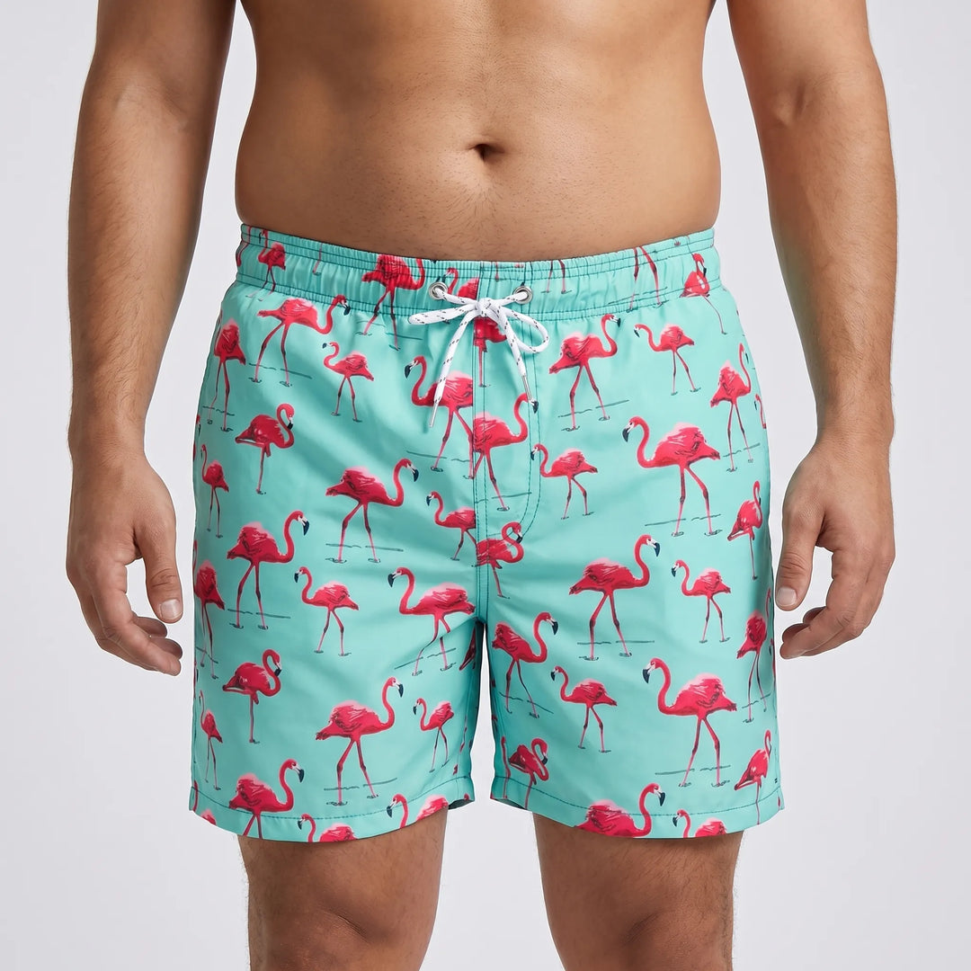 Schnelltrocknende Badehose Herren Mit Print - Todd