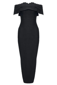 Schulterfreies Midi Kleid - Letizia