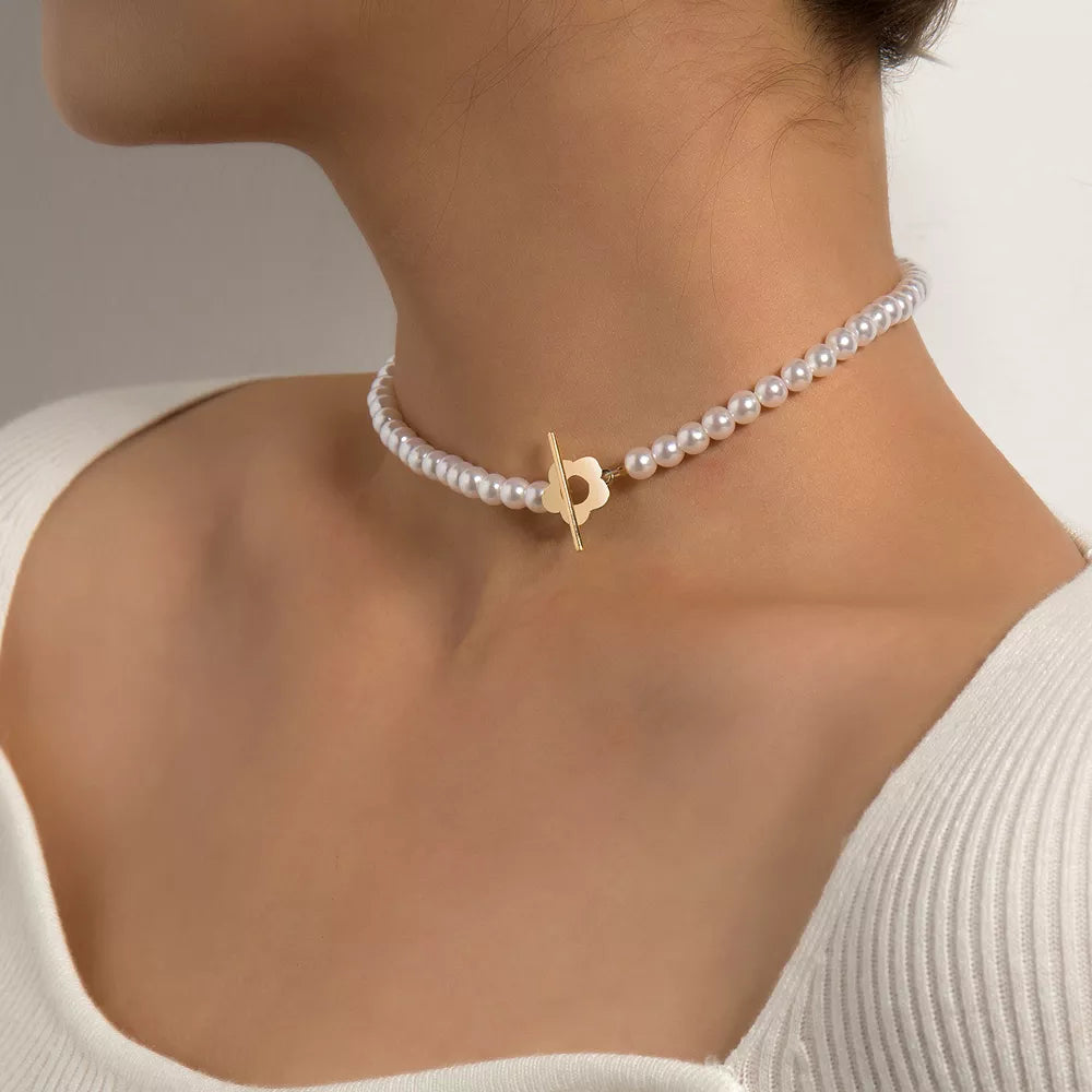 Schwarze Kristallhalskette - CrystalJewelry