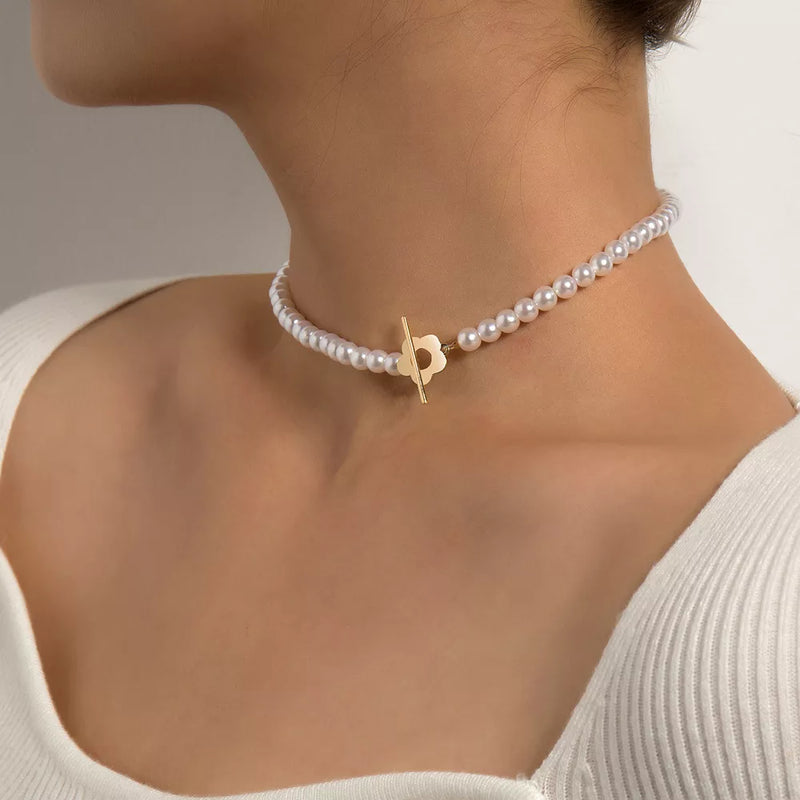 Schwarze Kristallhalskette - CrystalJewelry