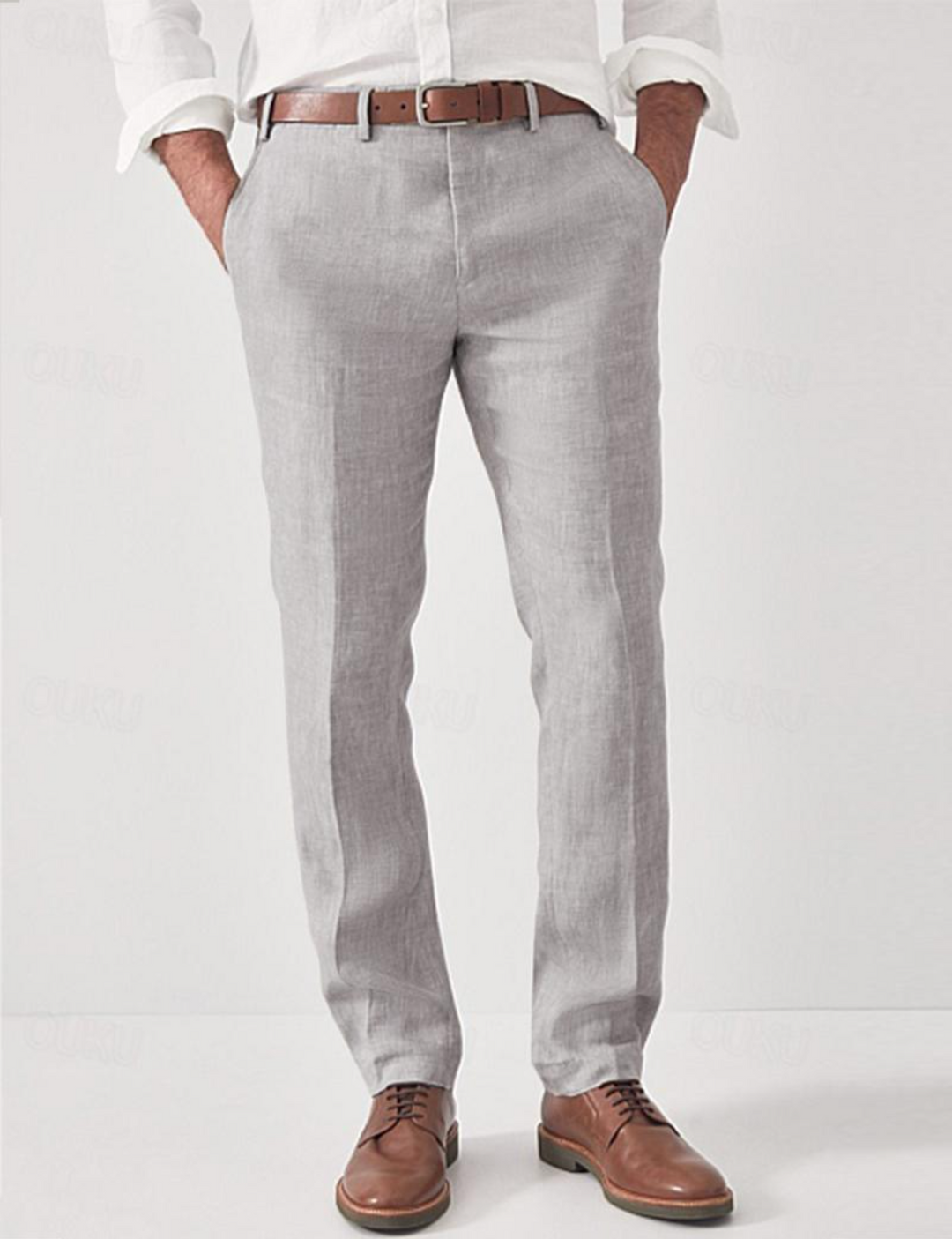 Bequeme Leinen Herrenhose – Elias