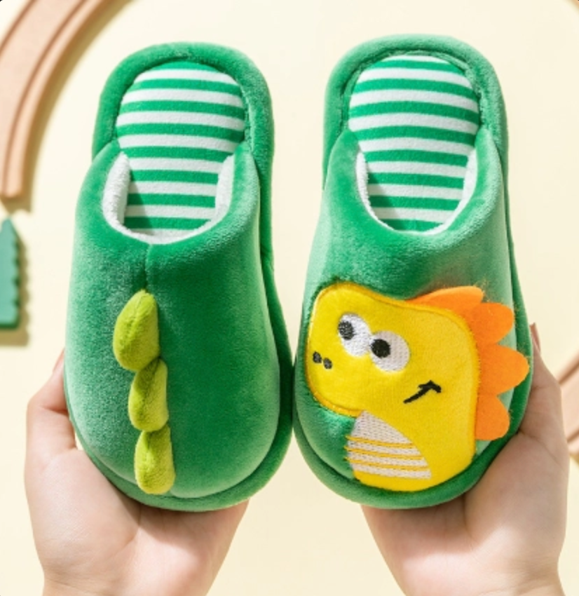 Kinder Hausschuhe mit Dino Design – RoarySteps