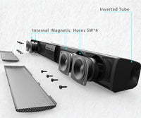 Kabelloses Bluetooth-Soundbar-Stereolautsprechersystem mit FM & USB – CineWave