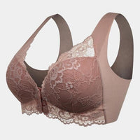 Nahtloser Spitzen-Sport-BH mit Frontverschluss – Mireya