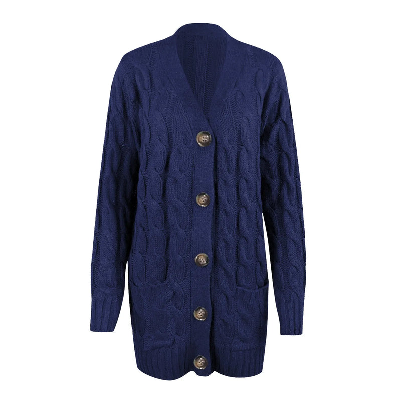 Strickjacke für Damen mit Knöpfen – Noor