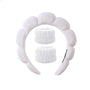 Plüsch Spa Kopfband & Handgelenkband Set - Fluffiea