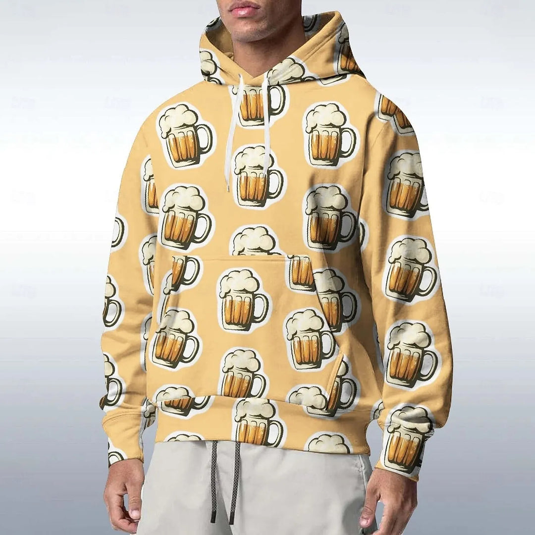 3D Bierkrug Hoodie – ProstStyle Oktoberfest 2025