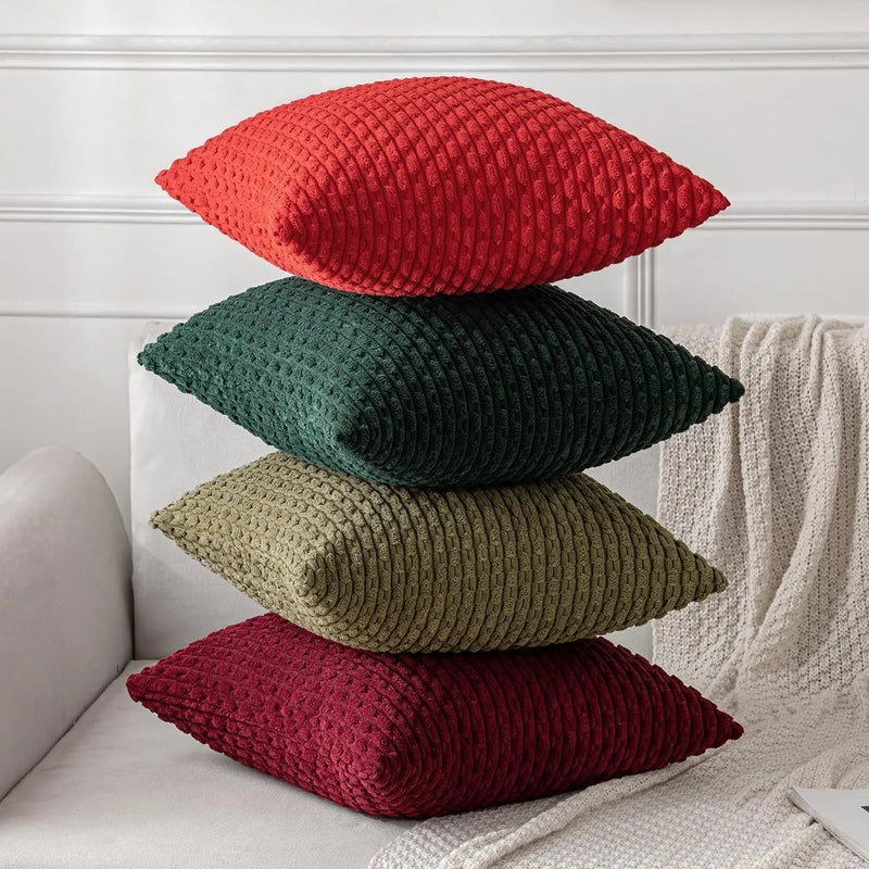 Corduroy Kissenbezüge im Boho-Stil – Velvia