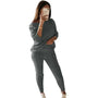 Damen Strick-Trainingsanzug Zweiteilige Set für Herbst & Winter – Isaline