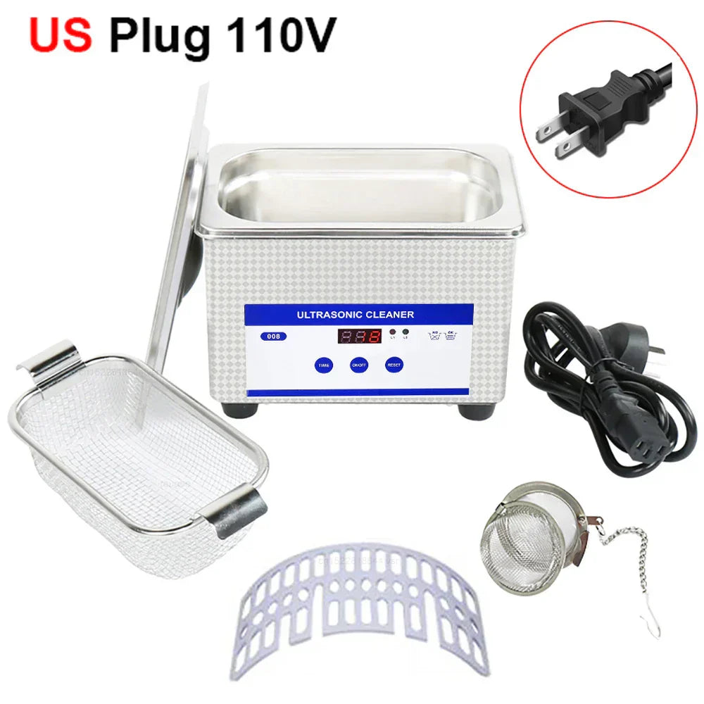 Ultraschall-Brillenreiniger 40kHz Edelstahl Schmuckreinigungsmaschine – ClearWave