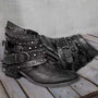 Vintage Slip-On Damenstiefel - Nora