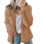 Damen Teddy-Fleece-Mantel – Liora