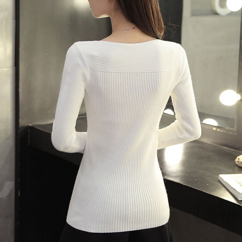 Damen Strickpullover mit Bootsausschnitt – Maris