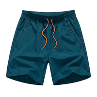 Herren Laufshorts mit Mesh-Innenshorts und Reißverschlusstaschen – Nikoas