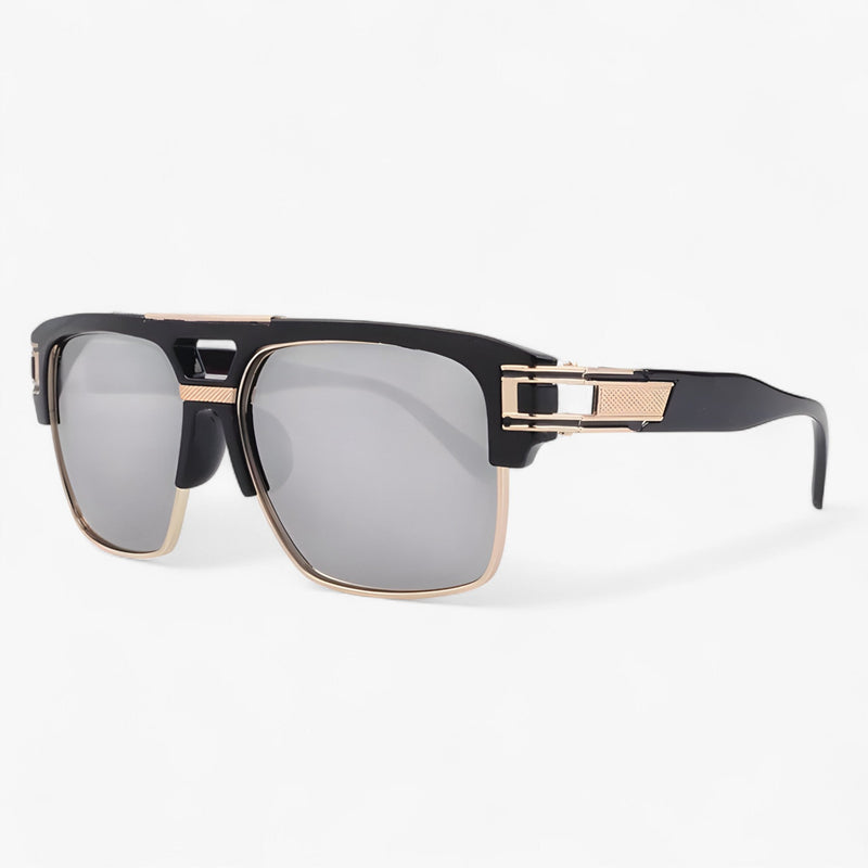 Verspiegelte Retro Designer-Sonnenbrille – Calvero