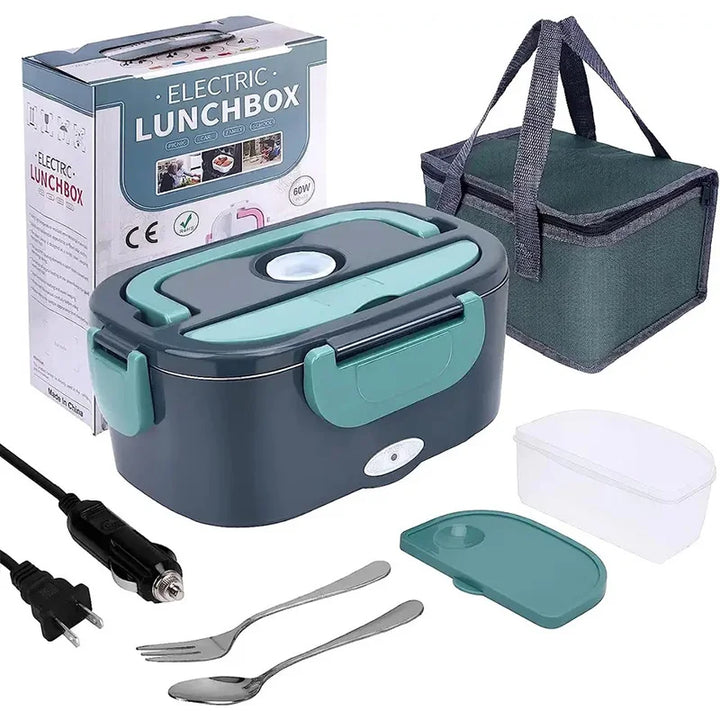 1,5 L Elektrische Lunchbox Lebensmittelwärmer 60W Tragbarer auslaufsicherer Heizgerät – HeatBox