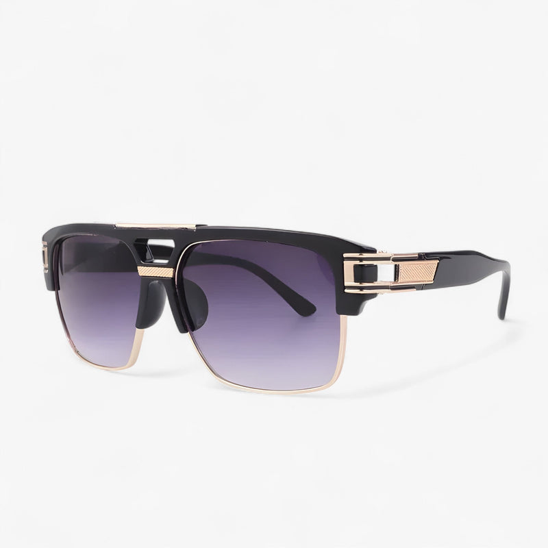 Verspiegelte Retro Designer-Sonnenbrille – Calvero