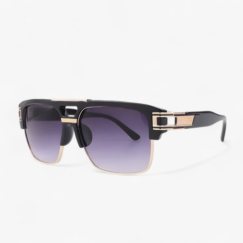 Verspiegelte Retro Designer-Sonnenbrille – Calvero