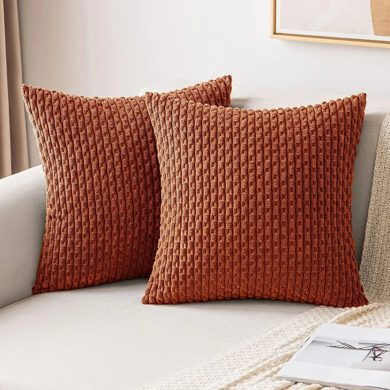 Corduroy Kissenbezüge im Boho-Stil – Velvia