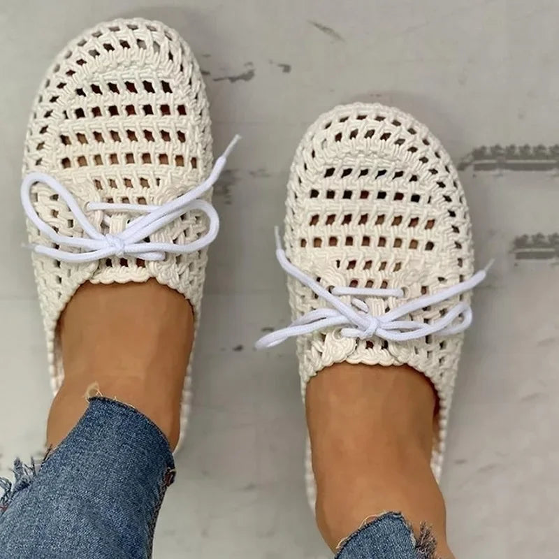Atmungsaktive Damen Outdoor-Loafer mit Offener Zehenpartie – Linaya