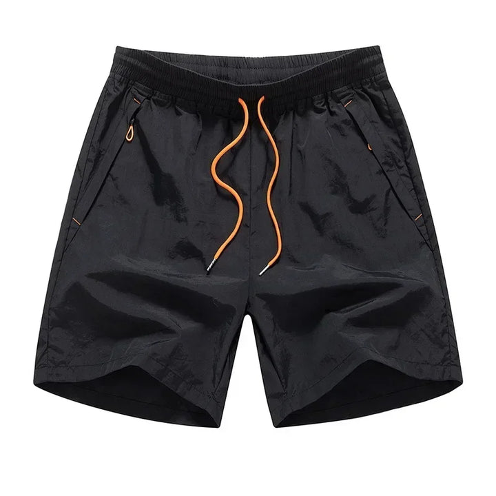 Herren Laufshorts mit Mesh-Innenshorts und Reißverschlusstaschen – Nikoas