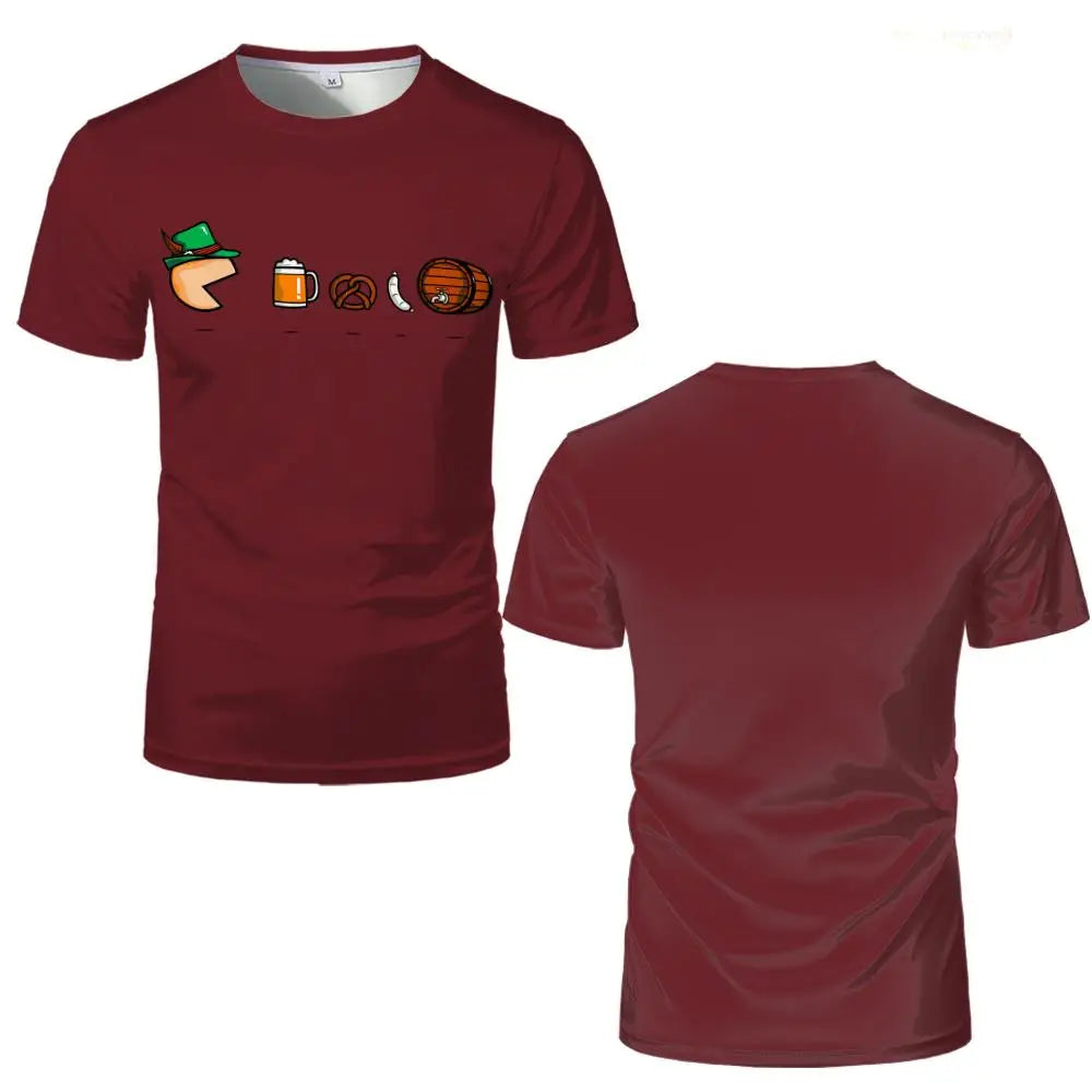 Oktoberfest T-Shirt mit Cartoon-Motiven – GaudiShirt Oktoberfest 2025