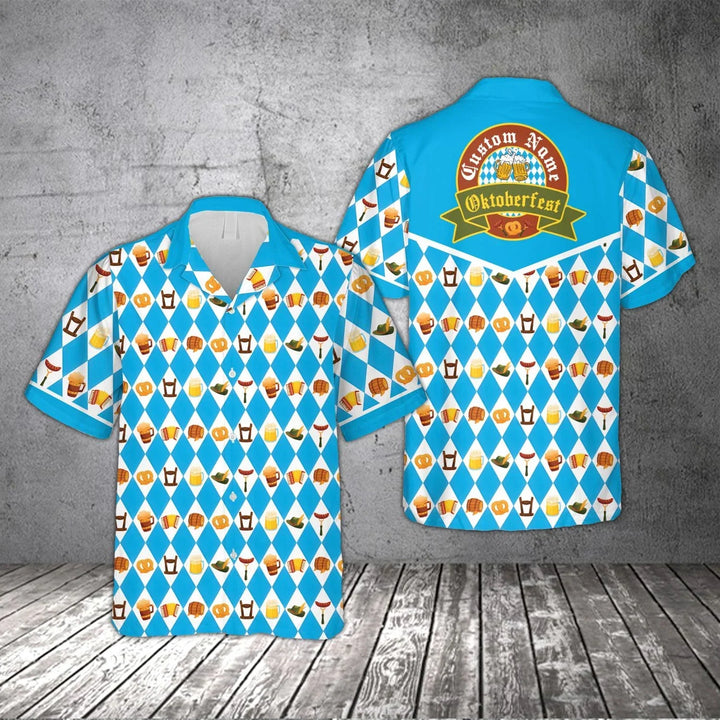 Herren Hemd mit Oktoberfest Print – BayernHemd Oktoberfest 2025