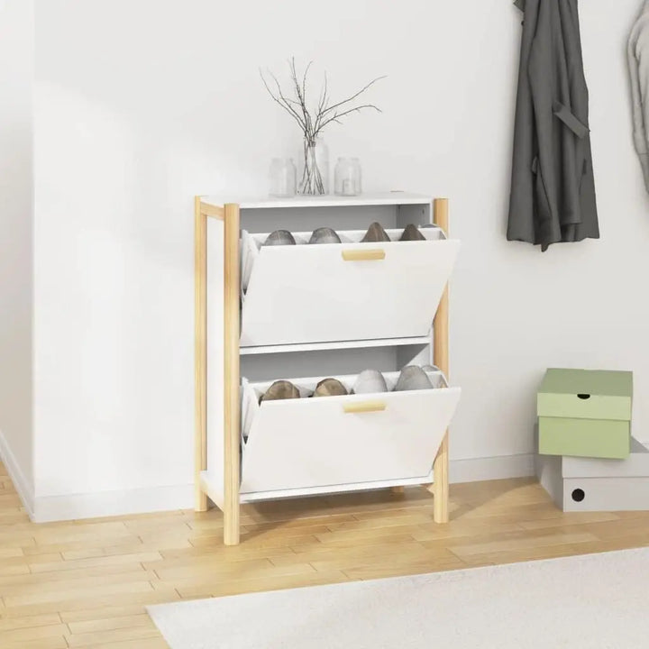 Slim Eingangs-Schuhe-Schränke mit Türen 57,5 × 33 × 80 cm – TidyStep