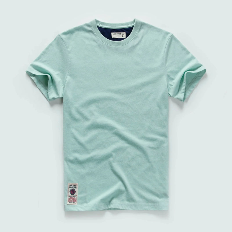 Klassisches Baumwoll-T-Shirt mit zeitlosem Look – Victor