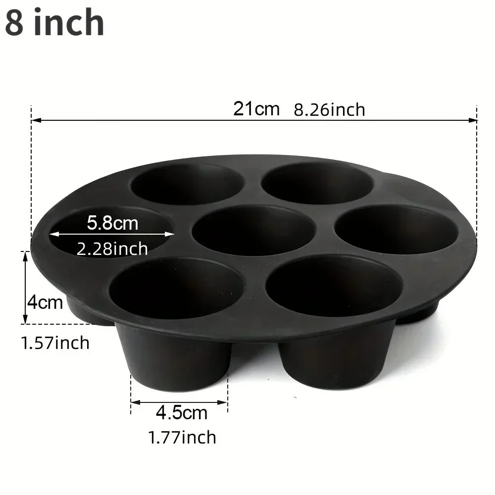 Silikon-Backform für Mikrowelle und Airfryer - FlexiBake