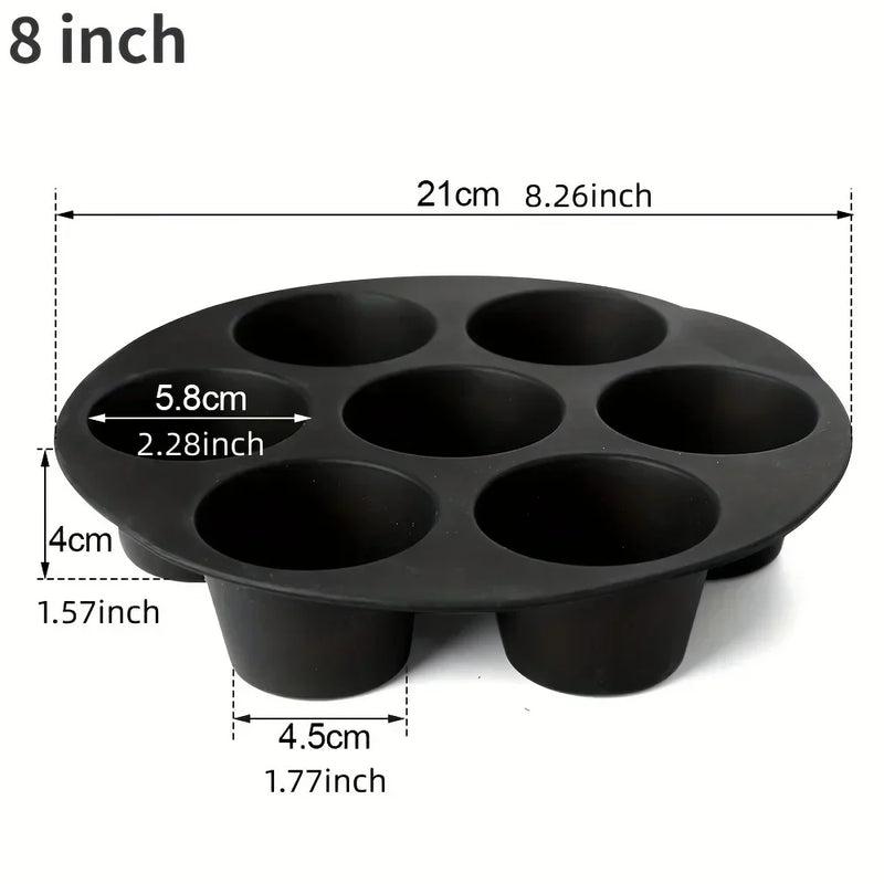 Silikon-Backform für Mikrowelle und Airfryer - FlexiBake
