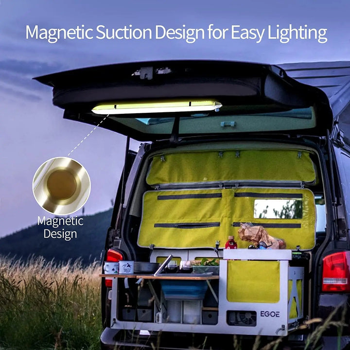 Aufblasbare Solar-LED-Rohrlampe – LumiGlow Pro