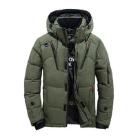 Short Padded Winter Jacket With Hood - Clifford