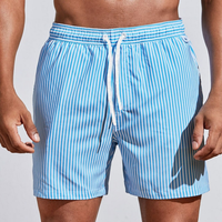 Short Striped Swim Shorts For Men - Ignacio