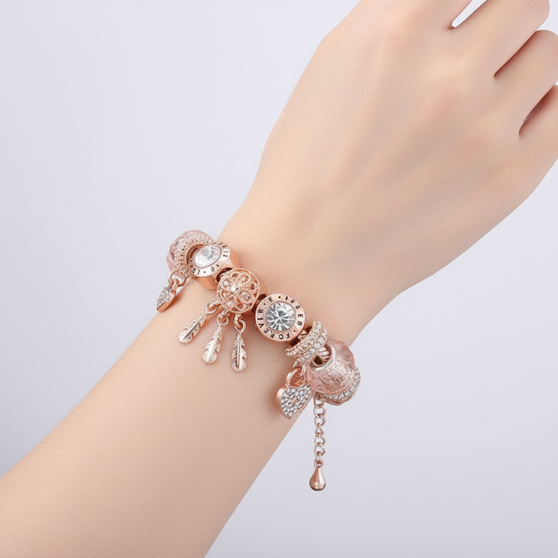 Silberarmband Mit Charms - DreamcatcherBracelet