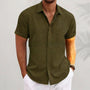 Simple Men's Shirt With A Button Placket - Fredrick