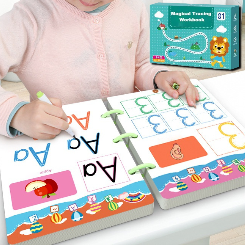 Wiederverwendbares Übungs-Schreibheft-Set – Pip