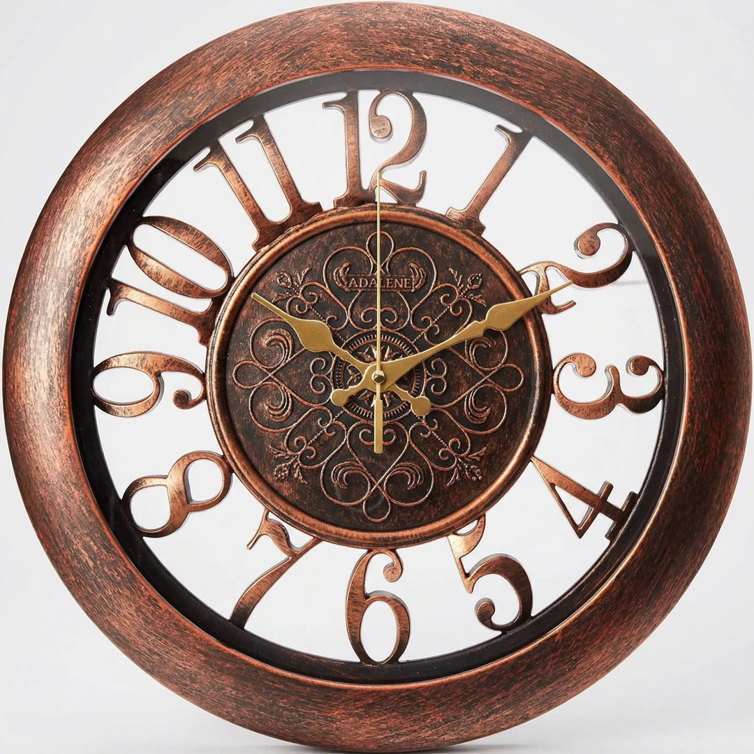 Skelett-Wanduhr Mit Offenem Zifferblatt - Skelentique
