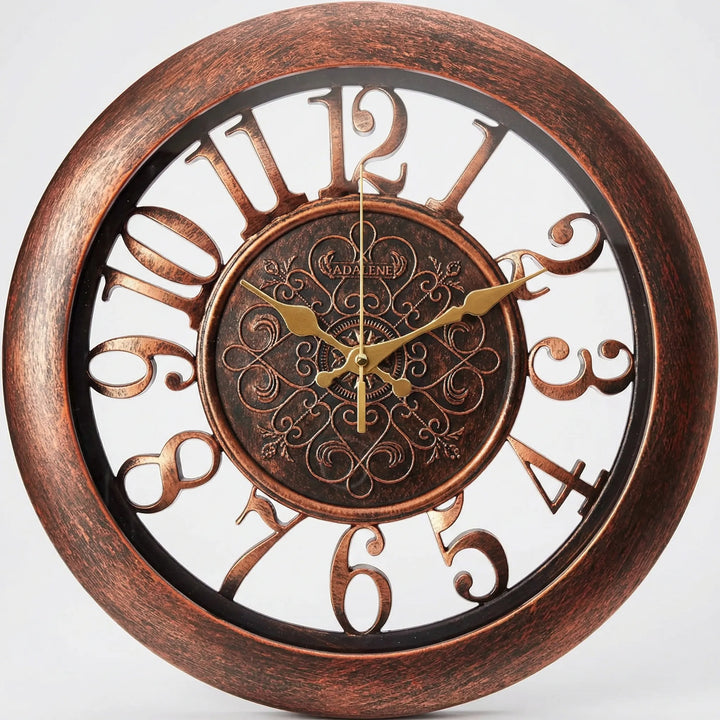 Skelett-Wanduhr Mit Offenem Zifferblatt - Skelentique