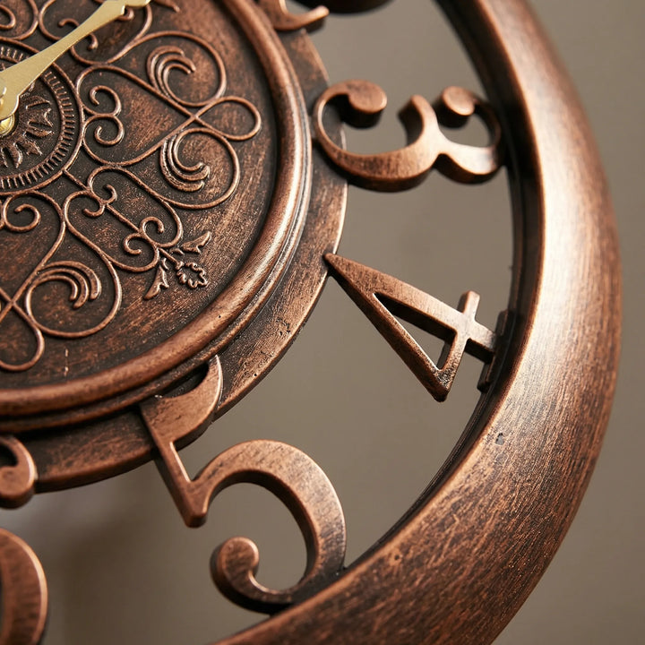 Skelett-Wanduhr Mit Offenem Zifferblatt - Skelentique