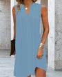 Sleeveless Summer Dress With V-Neckline - Erika