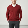 Slim-Fit V-Ausschnitt Pullover - Keanu