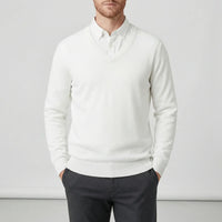 Slim-Fit V-Ausschnitt Pullover - Keanu