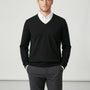 Slim-Fit V-Ausschnitt Pullover - Keanu