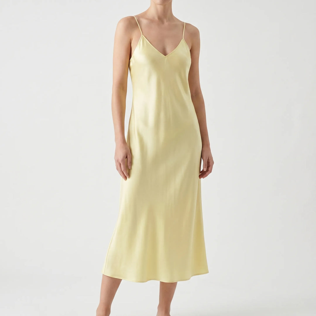 Slipkleid Mit Schimmernder Struktur -  Lois