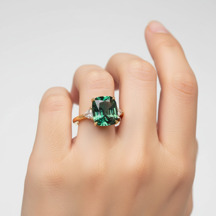 Smaragdspur Mit Goldrand - EmeraldShine