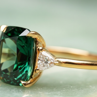 Smaragdspur Mit Goldrand - EmeraldShine